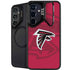 NFL Atlanta Falcons Double Vision Galaxy S24 FE Kickstand Case